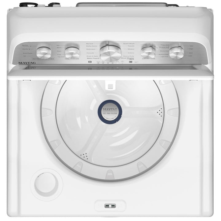 Maytag MTW5600RW Top Load Washer, 27 inch Width, 5.5 cu. ft. Washer Capacity, 750 RPM Washer Spin Speed, 11 Wash Cycles, 3 Temperature Settings, White colour