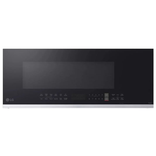 LG MVEF1337F Over the Range Microwave, 30 inch Exterior Width, 1.3 cu. ft. Capacity, 550 CFM, 1,000 W Watts, Stainless Steel Interior, LED, Stainless Steel color Low Profile