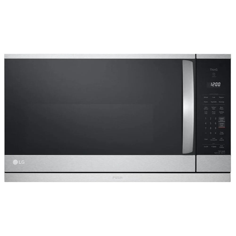 LG MVEL2125F Over the Range Microwave, 2.1 cu. ft. Capacity, 400 CFM, 900W Watts, LED, 30" Exterior Width, Stainless Steel colour