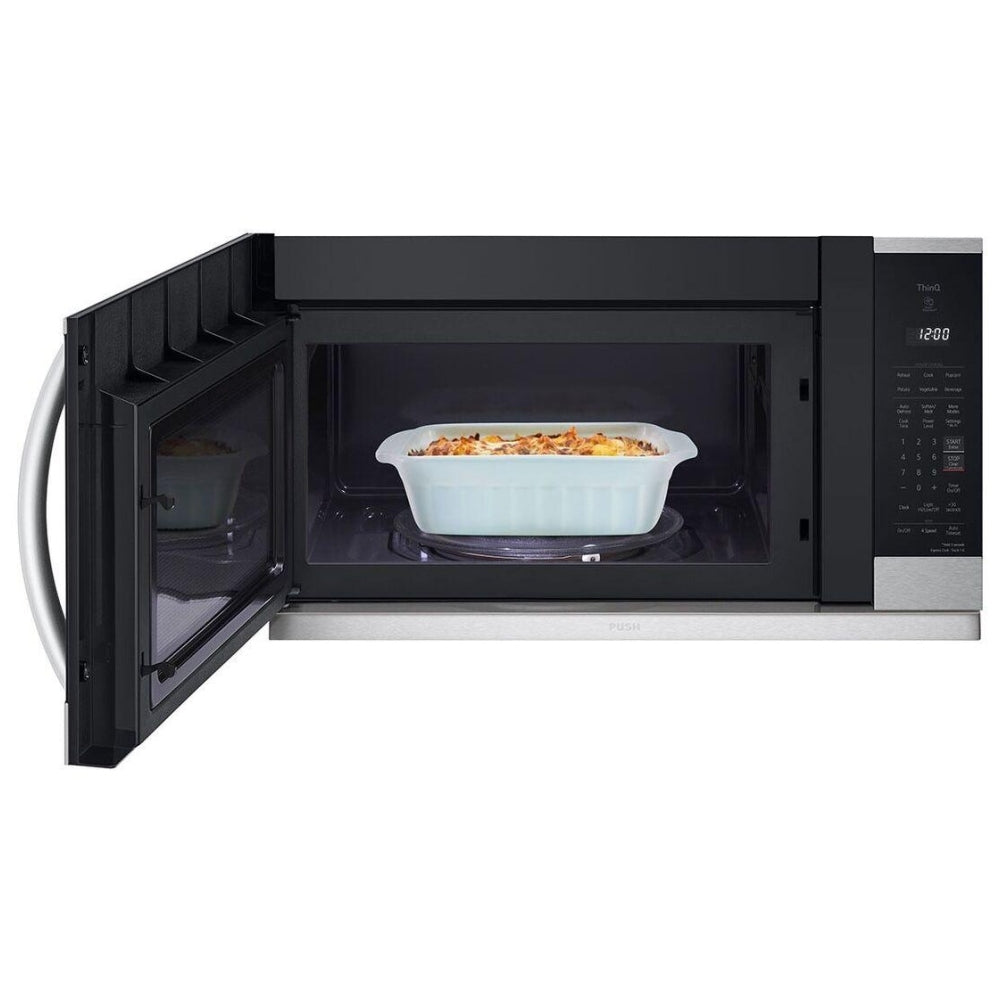 LG MVEL2125F Over the Range Microwave, 2.1 cu. ft. Capacity, 400 CFM, 900W Watts, LED, 30" Exterior Width, Stainless Steel colour