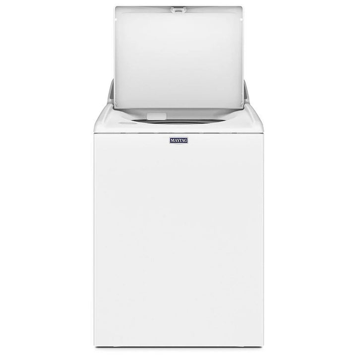 Maytag MVW4505MW Top Load Washer, 28 inch Width, 5.2 cu. ft. Washer Capacity, 770 RPM Washer Spin Speed, 11 Wash Cycles, 5 Temperature Settings, White colour Contains Agitator