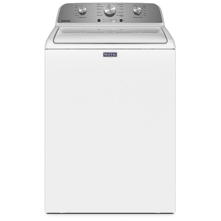 Maytag MVW4505MW Top Load Washer, 28 inch Width, 5.2 cu. ft. Washer Capacity, 770 RPM Washer Spin Speed, 11 Wash Cycles, 5 Temperature Settings, White colour Contains Agitator