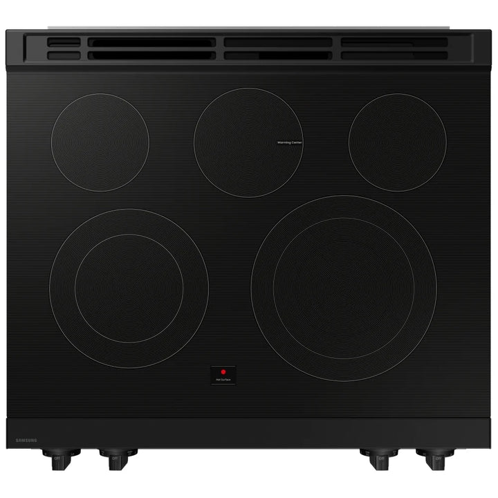 Samsung NSE6DG8300SR Bespoke Slide-In Electric Range, 30 inch Width, 6.3 cu. ft. Capacity, Air Fry, Wi-Fi, Stainless Steel