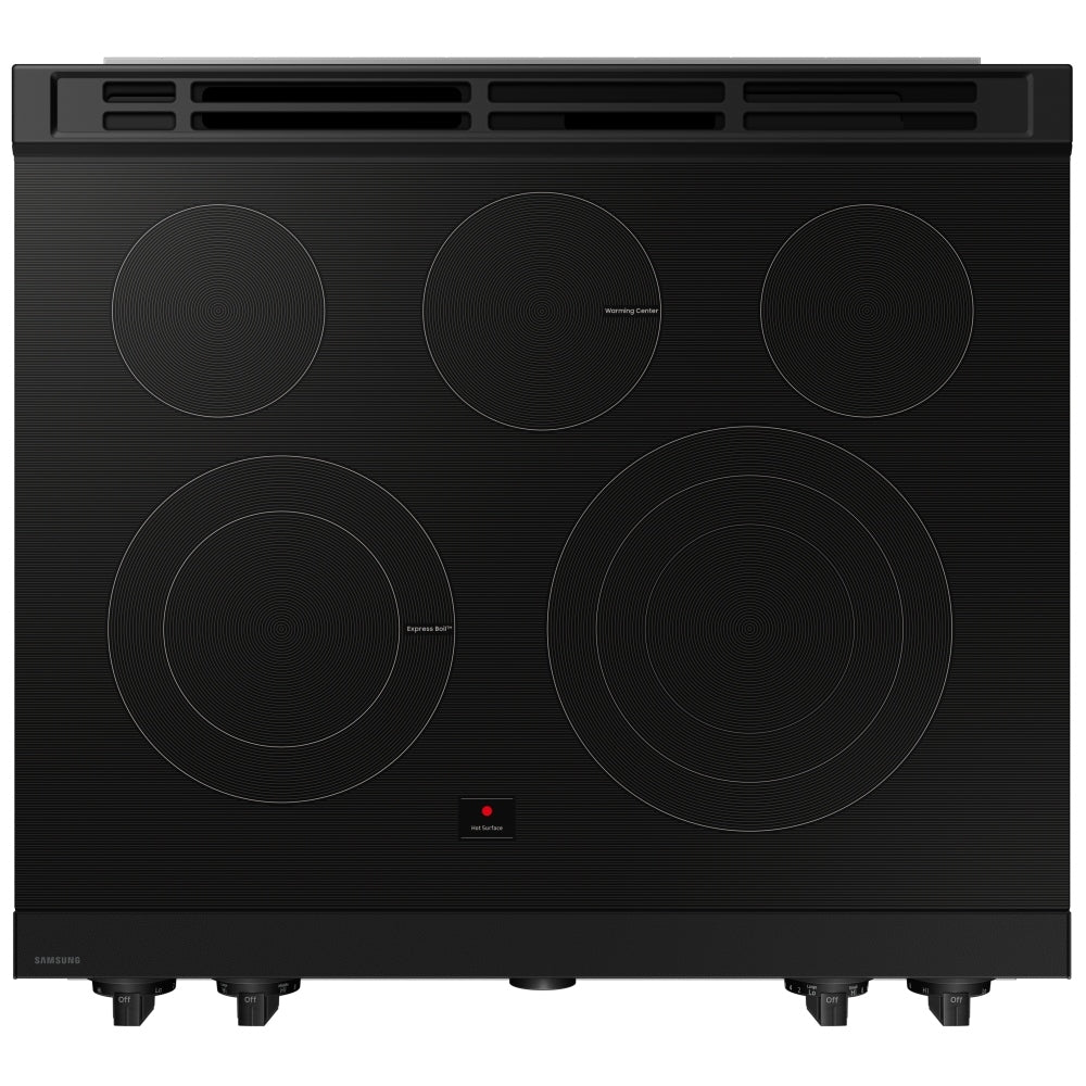 Samsung Bespoke NSG6DB870012AA Gas Range, 6 cu. ft. Capacity, 30 inch Exterior Width, Self Clean, True Convection, 5 Burners, Storage Drawer, Yes, 23,000 BTU Highest Burner, White Glass: colour Smart Oven Camera, Air Sous Vide, Griddle, Wok Ring