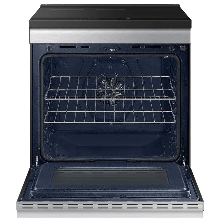 Samsung NSI6DG9300SRAC Induction Range, 6.3 cu. ft. Capacity, 30 inch Exterior Width, Convection, 4 Burners, Storage Drawer, Air Fry, Self Clean, 4,300 W Highest Element, Stainless Steel colour, SmartThings™