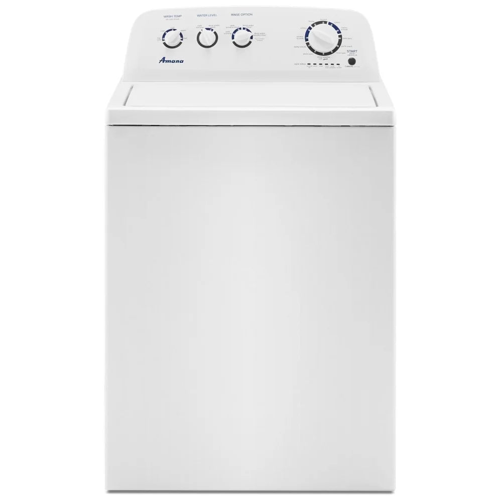 Amana NTW4519JW Top Load Washer, 28 inch Width, 4.3 cu. ft. Washer Capacity, 770 RPM Washer Spin Speed, 14 Wash Cycles, 5 Temperature Settings, Water Heater, White colour