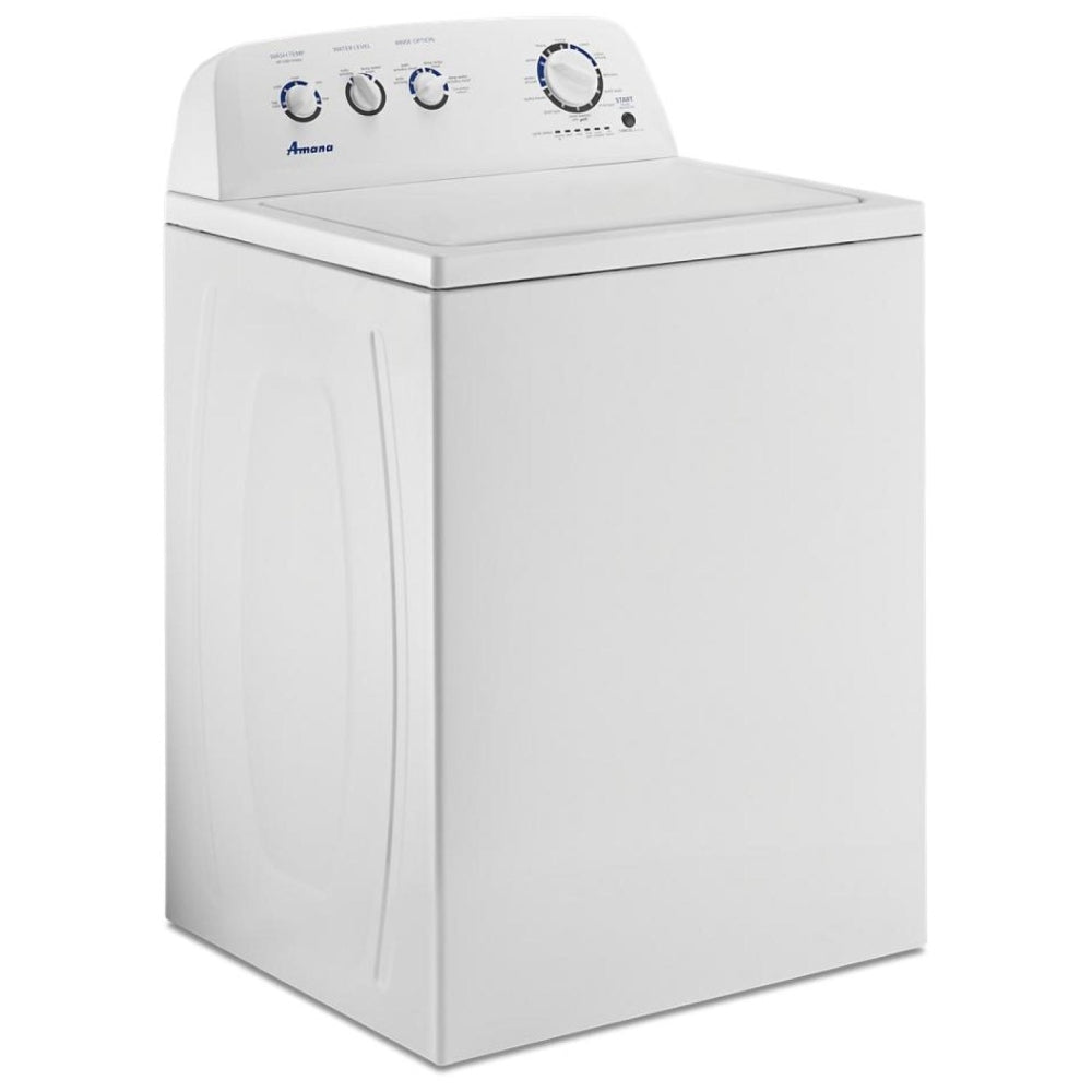 Amana NTW4519JW Top Load Washer, 28 inch Width, 4.3 cu. ft. Washer Capacity, 770 RPM Washer Spin Speed, 14 Wash Cycles, 5 Temperature Settings, Water Heater, White colour