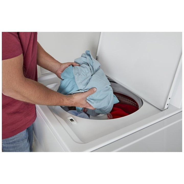 Amana NTW4519JW Top Load Washer, 28 inch Width, 4.3 cu. ft. Washer Capacity, 770 RPM Washer Spin Speed, 14 Wash Cycles, 5 Temperature Settings, Water Heater, White colour