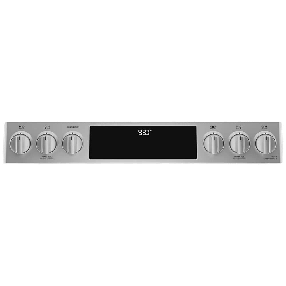 GE Profile PC2S930YPFS Dual Fuel Range, 30 inch Exterior Width, Stainless Steel open box 1 year warranty