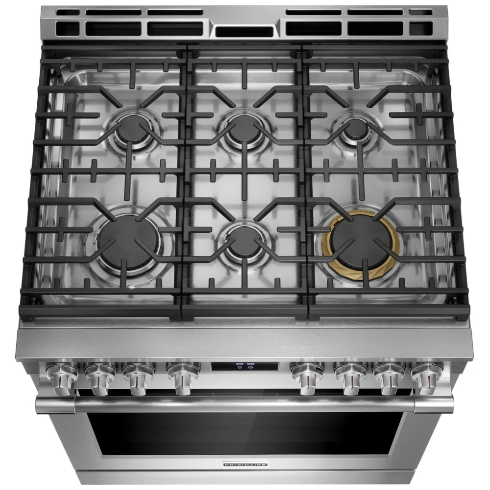 Frigidaire Professional PCFG3078AF Range, 30"  Gas Range, Self Clean, Gas Burners, Convection, 5 Burners