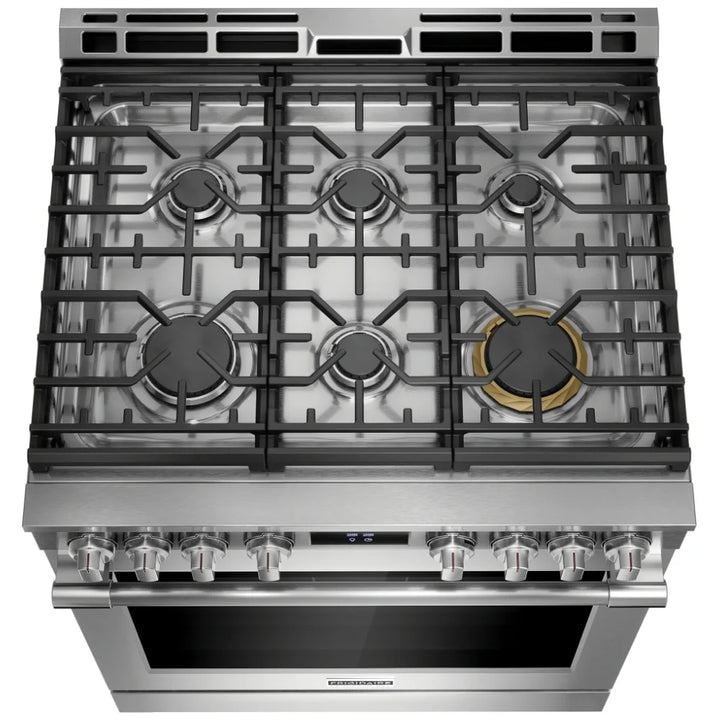 Frigidaire Professional PCFG3078AF Range, 30"  Gas Range, Self Clean, Gas Burners, Convection, 5 Burners