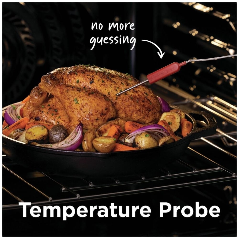 Frigidaire Professional PCFI308CAF Induction Range, 6.2 cu. ft. Capacity, 30 inch Exterior Width, Convection, 5 Burners, Storage Drawer, Air Fry, Self Clean, 3,600 Watts Highest Burner Element, Stainless Steel color Temperature Probe