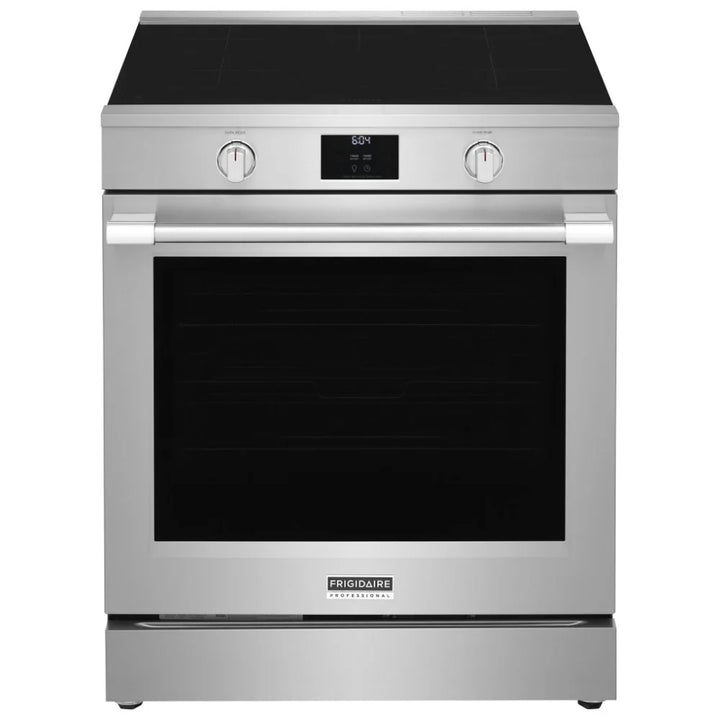 Frigidaire Professional PCFI308CAF Induction Range, 6.2 cu. ft. Capacity, 30 inch Exterior Width, Convection, 5 Burners, Storage Drawer, Air Fry, Self Clean, 3,600 Watts Highest Burner Element, Stainless Steel color Temperature Probe