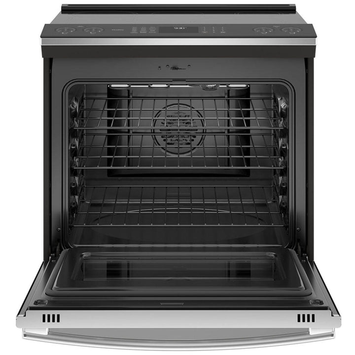 GE PROFILE 30" SLIDE-IN SELF-CLEAN ELECTRIC INDUCTION RANGE WITH WIFI STAINLESS STEEL - PCHS920YM4FS
