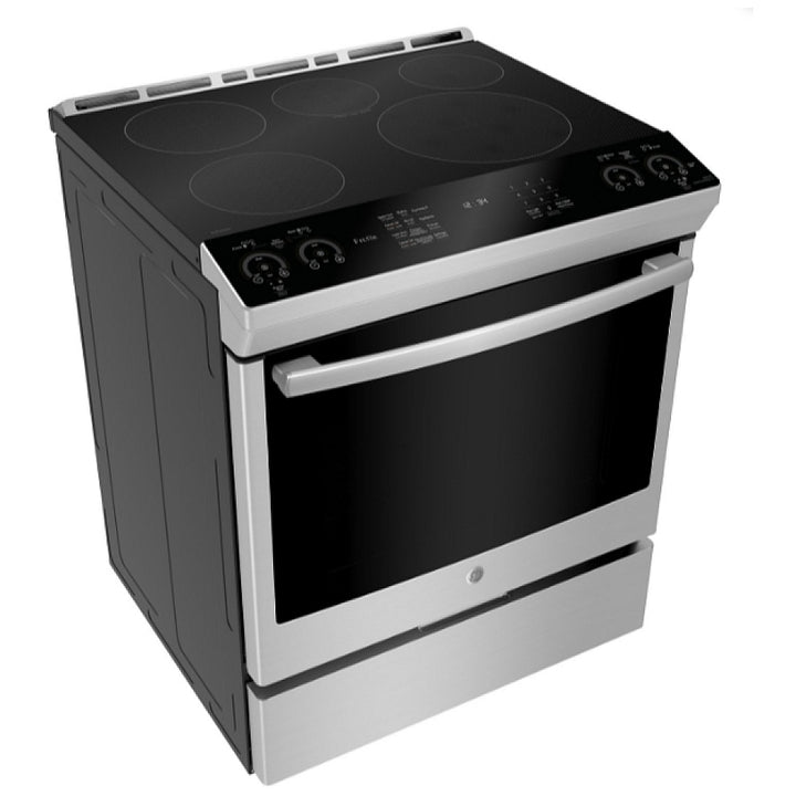 GE PROFILE 30" SLIDE-IN SELF-CLEAN ELECTRIC INDUCTION RANGE WITH WIFI STAINLESS STEEL - PCHS920YM4FS