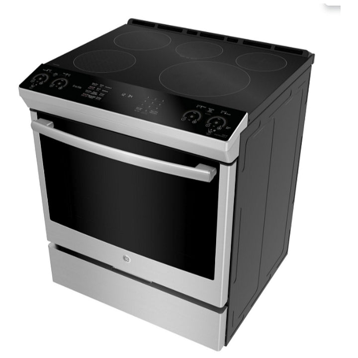 GE PROFILE 30" SLIDE-IN SELF-CLEAN ELECTRIC INDUCTION RANGE WITH WIFI STAINLESS STEEL - PCHS920YM4FS