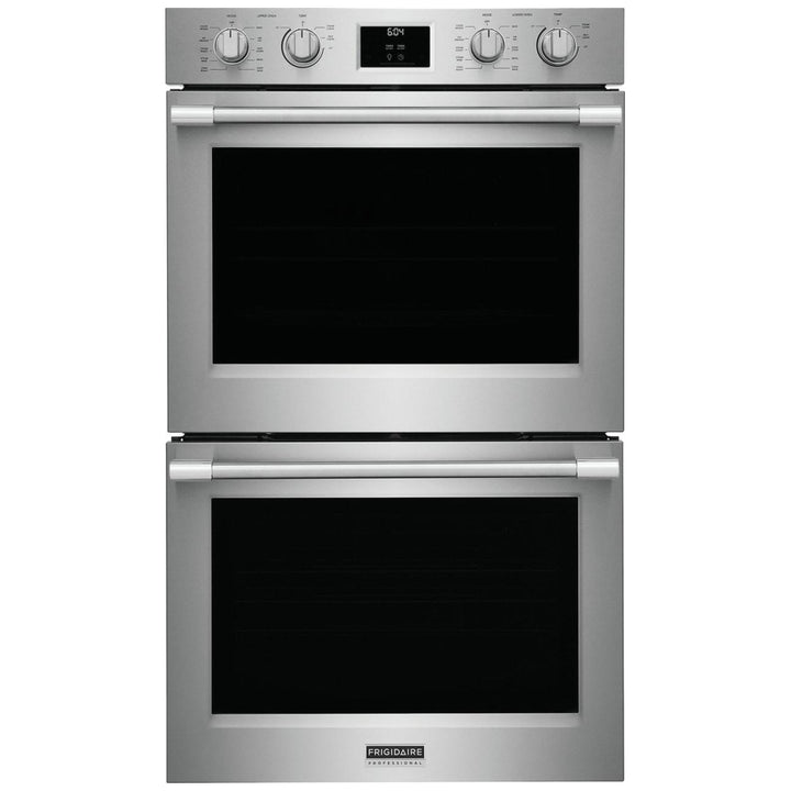 Frigidaire Professional PCWD3080AF Double Wall Oven, 30 inch Exterior Width, Both Ovens Convection, Self Clean, 10.6 cu. ft. Capacity, Temperature Probe, Air Fry, Stainless Steel colour True Convection, Air Fry (Tray Included), Steam Cooking, Telescopic G