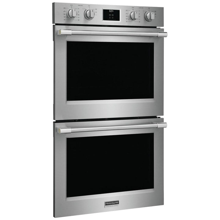 Frigidaire Professional PCWD3080AF Double Wall Oven, 30 inch Exterior Width, Both Ovens Convection, Self Clean, 10.6 cu. ft. Capacity, Temperature Probe, Air Fry, Stainless Steel colour True Convection, Air Fry (Tray Included), Steam Cooking, Telescopic G