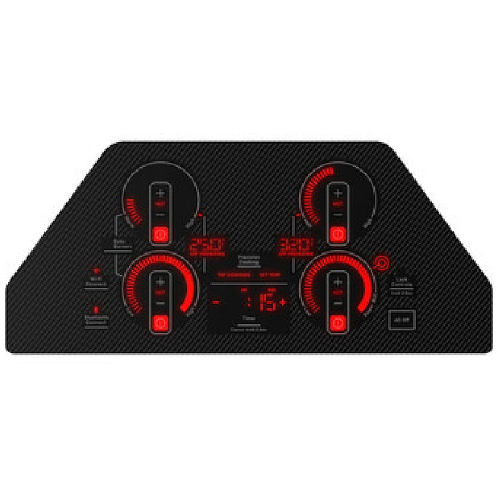 GE Profile PEP7030DTBB Electric Cooktop, 30 inch Exterior Width, 4 Burners, 3,100 Watts Highest Burner Element, Black color