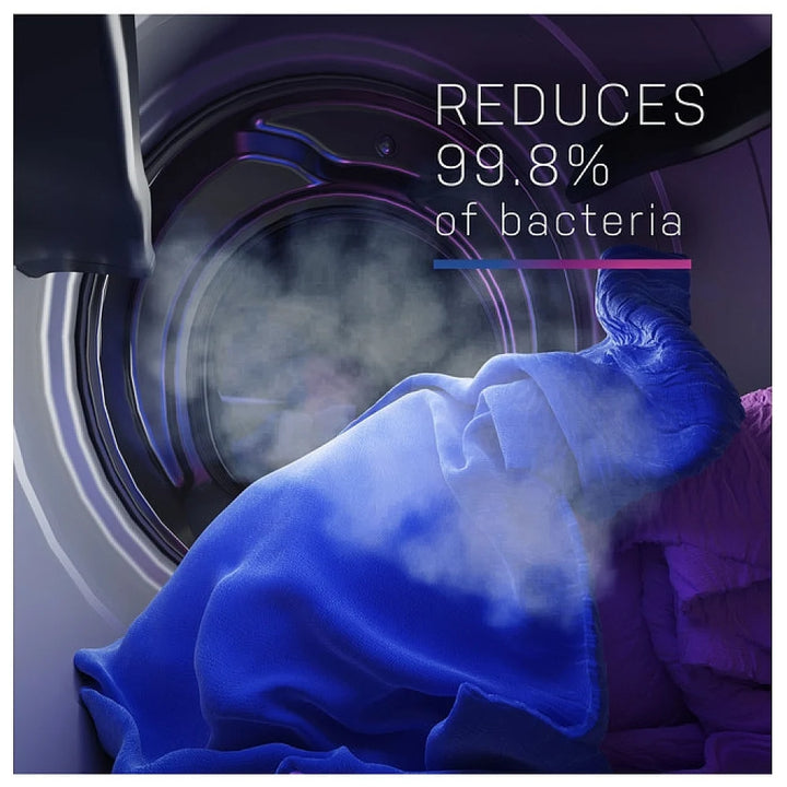 GE Profile PFD87ESMVRS Electric Dryer, 7.8 cu. ft. Dryer Capacity, Steam Clean, 5 Temperature Settings, Stackable, Steel Drum, Wifi Enabled, Sapphire Blue color