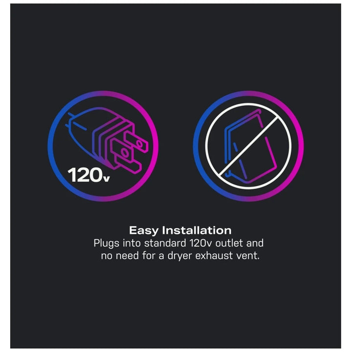 GE PFQ83HSSWWW All-in-One Washer Dryer Combo – Open Box | 5.0 Cu Ft | Ventless