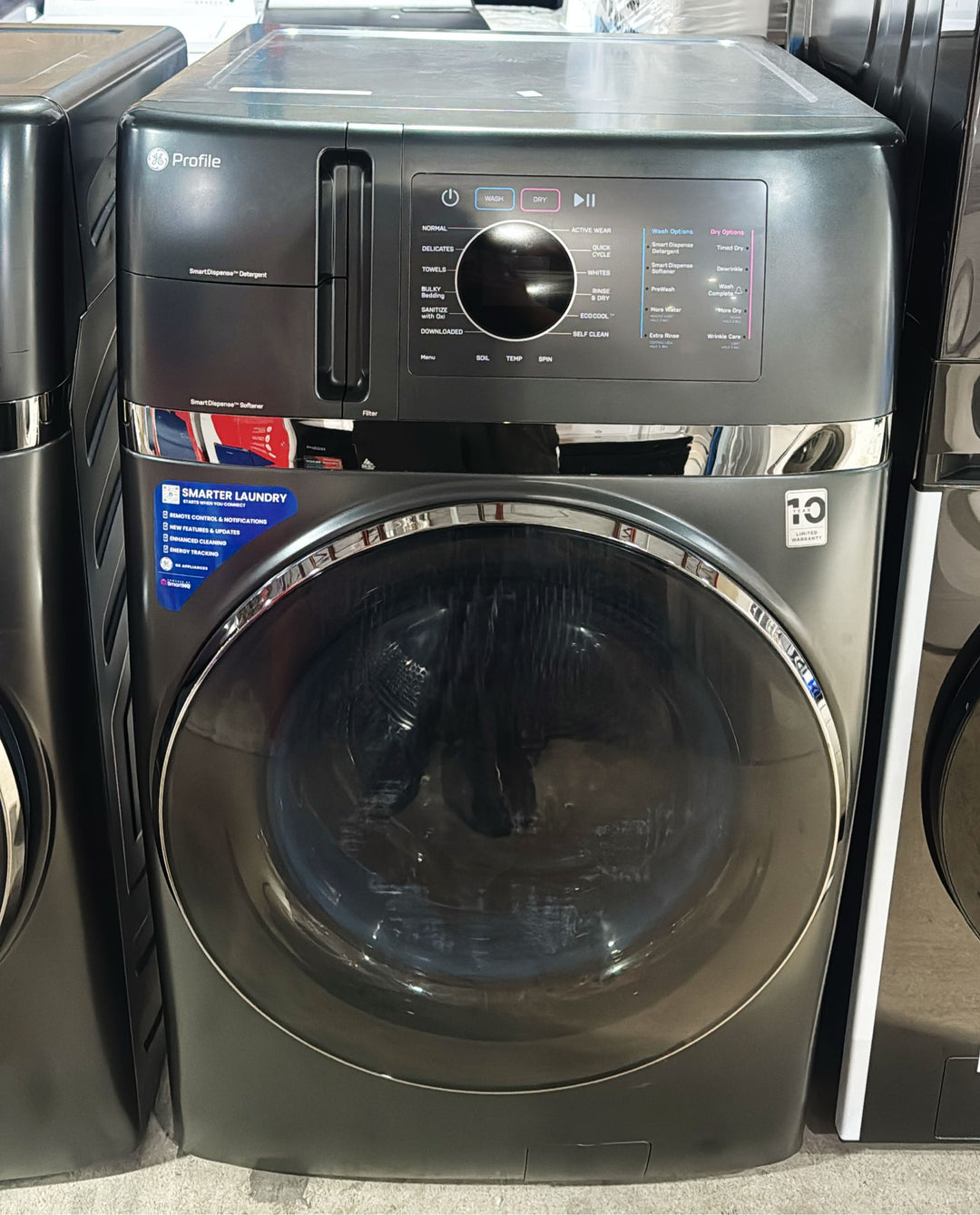 GE Profile 5.5 cu. Ft. UltraFast Combo All-in-One Washer/Dryer with Ventless Heat Pump Technology in Carbon Graphite PFQ97HSPVDS