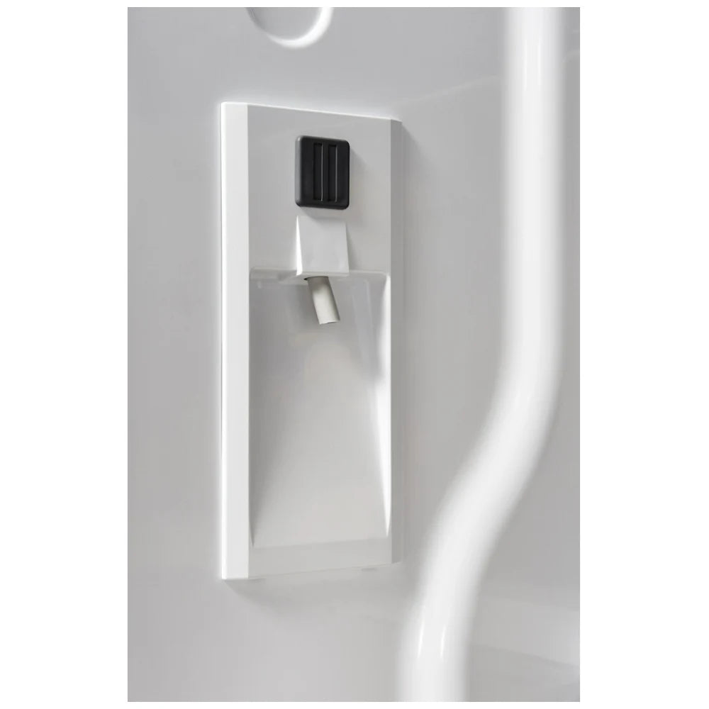 GE Profile PNE25NYRKFS Bottom Freezer French Door Refrigerator, 33 inch Width, 24.8 cu. ft. Capacity, Water Dispenser (Interior), Ice Dispenser (Freezer Located), ENERGY STAR Certified, Stainless Steel colour