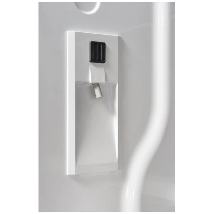 GE Profile PNE25NYRKFS Bottom Freezer French Door Refrigerator, 33 inch Width, 24.8 cu. ft. Capacity, Water Dispenser (Interior), Ice Dispenser (Freezer Located), ENERGY STAR Certified, Stainless Steel colour