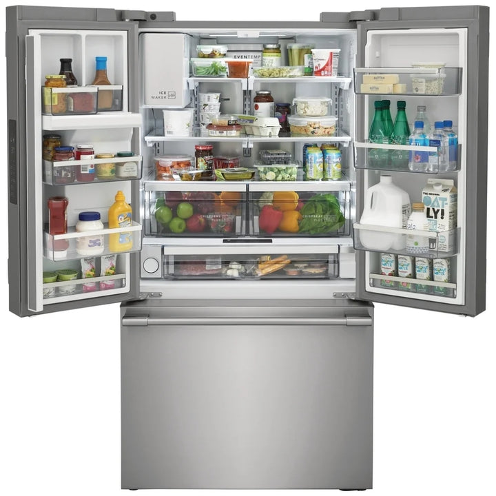 Frigidaire Professional PRFC2383AF Counter Depth French Door Refrigerator, 36 inch Width, 22.6 cu. ft. Capacity, Counter Depth, Water Dispenser (Exterior), Ice Dispenser (Thru Door), ENERGY STAR Certified, Stainless Steel colour