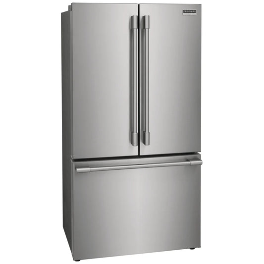 Frigidaire Professional PRFG2383AF Counter Depth French Door Refrigerator, 36 inch Width, ENERGY STAR Certified, 23.3 cu. ft. Capacity, Counter Depth, Water Dispenser (Interior), Ice Dispenser (Freezer Located), Stainless Steel colour