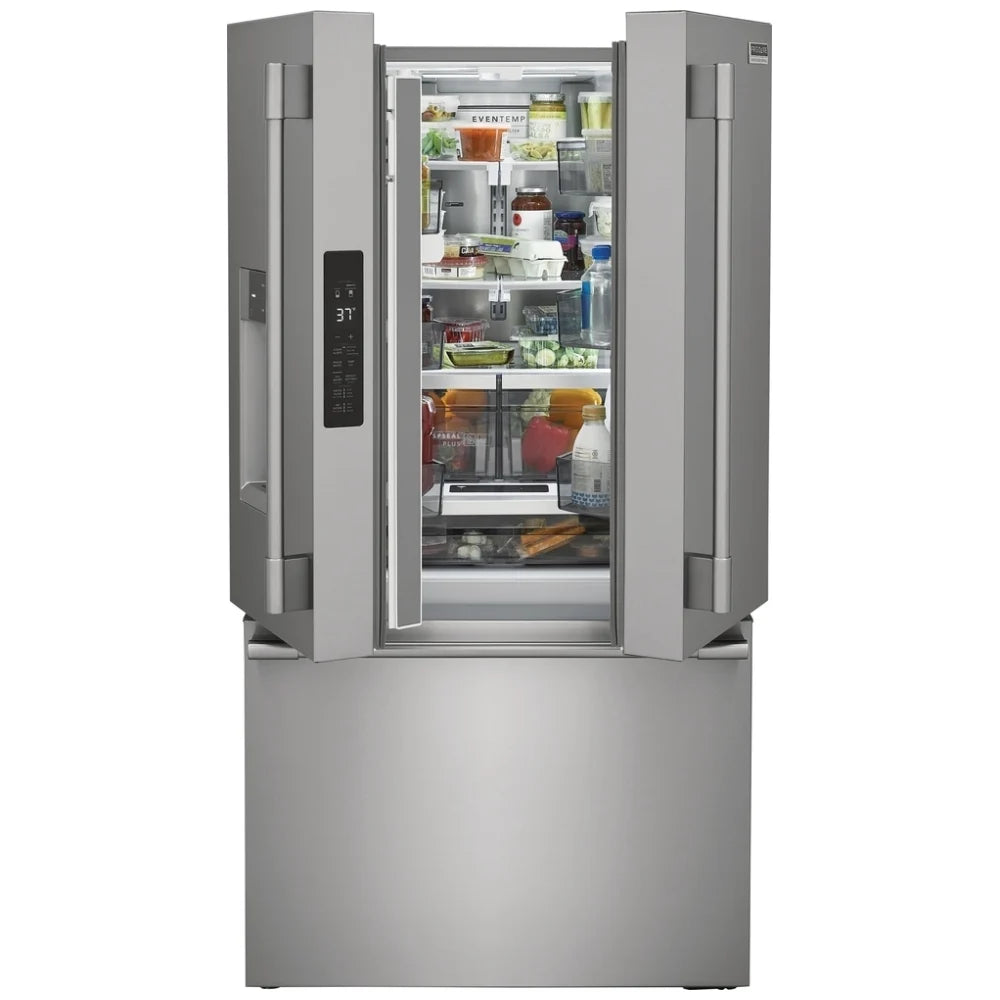 Frigidaire Professional 36-inch W 27.8 Cu. Ft. French Door Refrigerator in Smudge-Proof® Stainless Steel - ENERGY STAR® Model # PRFS2883AF