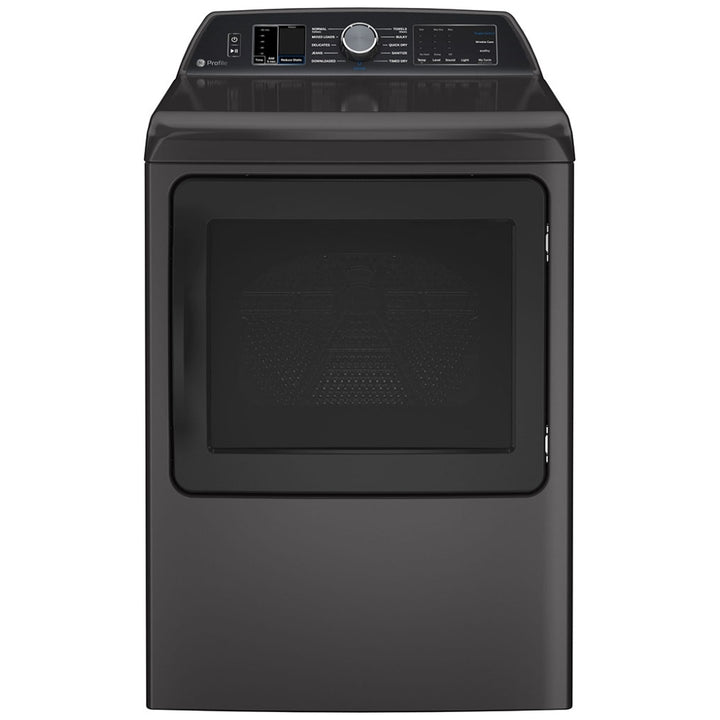 GE Profile PTD60EBMRDG Dryer, 26 31/32" Width, Electric Dryer, 7.4 cu. ft. cu. ft., Steam Clean,