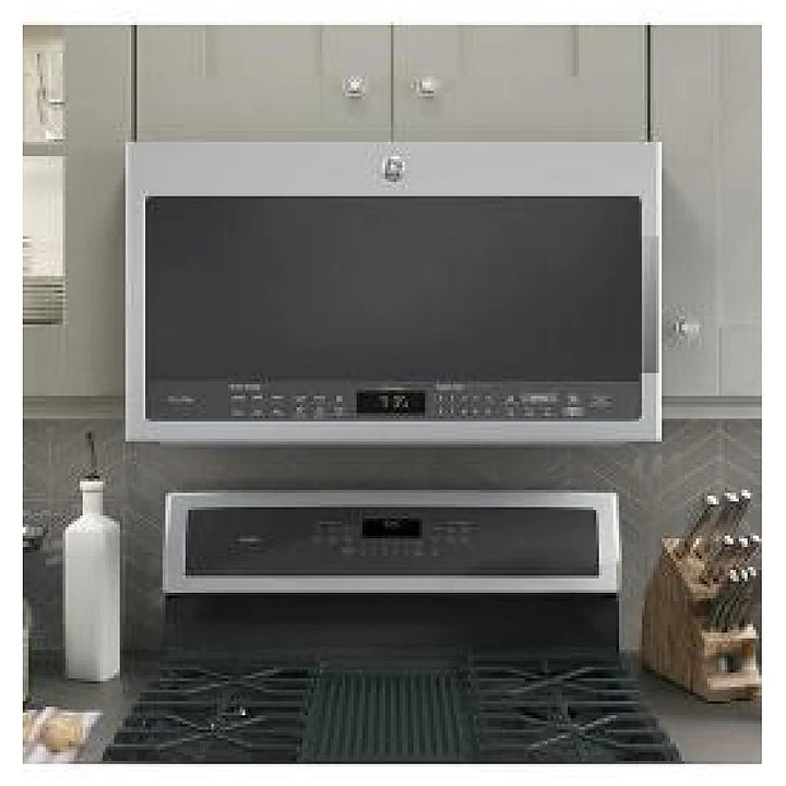 GE Profile 2.1 Cu.Ft. SpaceMaker Over-The-Range Microwave Oven Stainless Steel PVM2188SJC