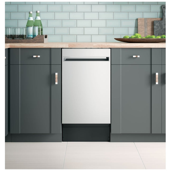 Haier QDT125SSLSS Dishwasher, 18" Exterior Width, 47 dB Decibel Level, Fully Integrated, Stainless Steel (Interior), 3 Wash Cycles,