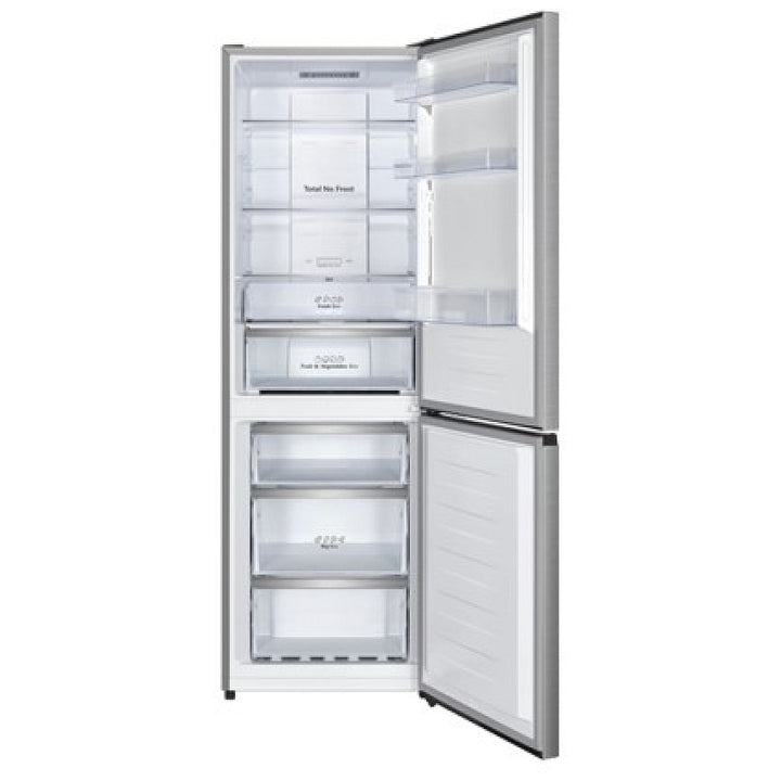 Hisense Bottom Freezer Counter Depth Refrigerator, 24 inch Width, Counter Depth, ENERGY STAR Certified, 10.7 cu. ft. Capacity, Titanium colour RB12A2CSE