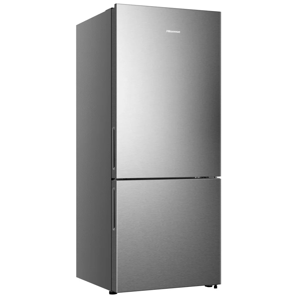 Hisense RB15A2CSE Bottom Freezer Refrigerator, 28 inch Width, ENERGY STAR Certified, Counter Depth, 14.7 cu. ft. Capacity, Titanium color Pure Flat Design RF