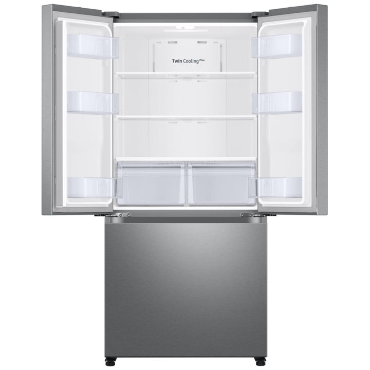 Samsung 33" 17.5 Cu. Ft. Counter-Depth French Door Refrigerator with Ice Dispenser (RF18A5101SR) - SS