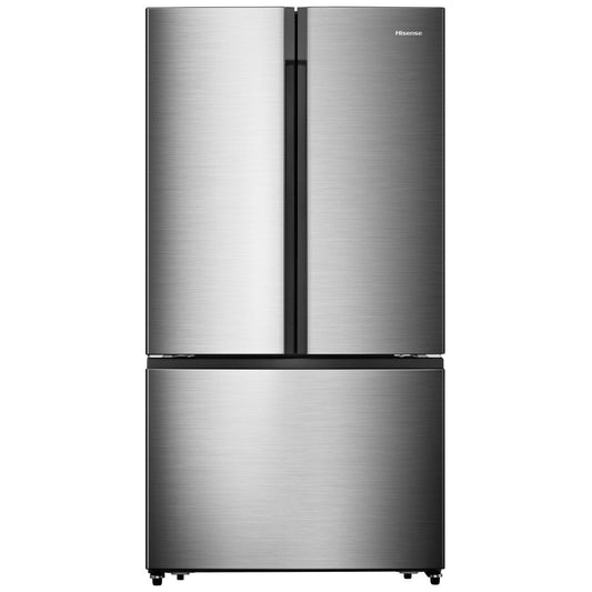 Hisense RF208N6ASE French Door Refrigerator, 36 inch Width, ENERGY STAR Certified, Counter Depth, 21.1 cu. ft. Capacity, Stainless Steel color