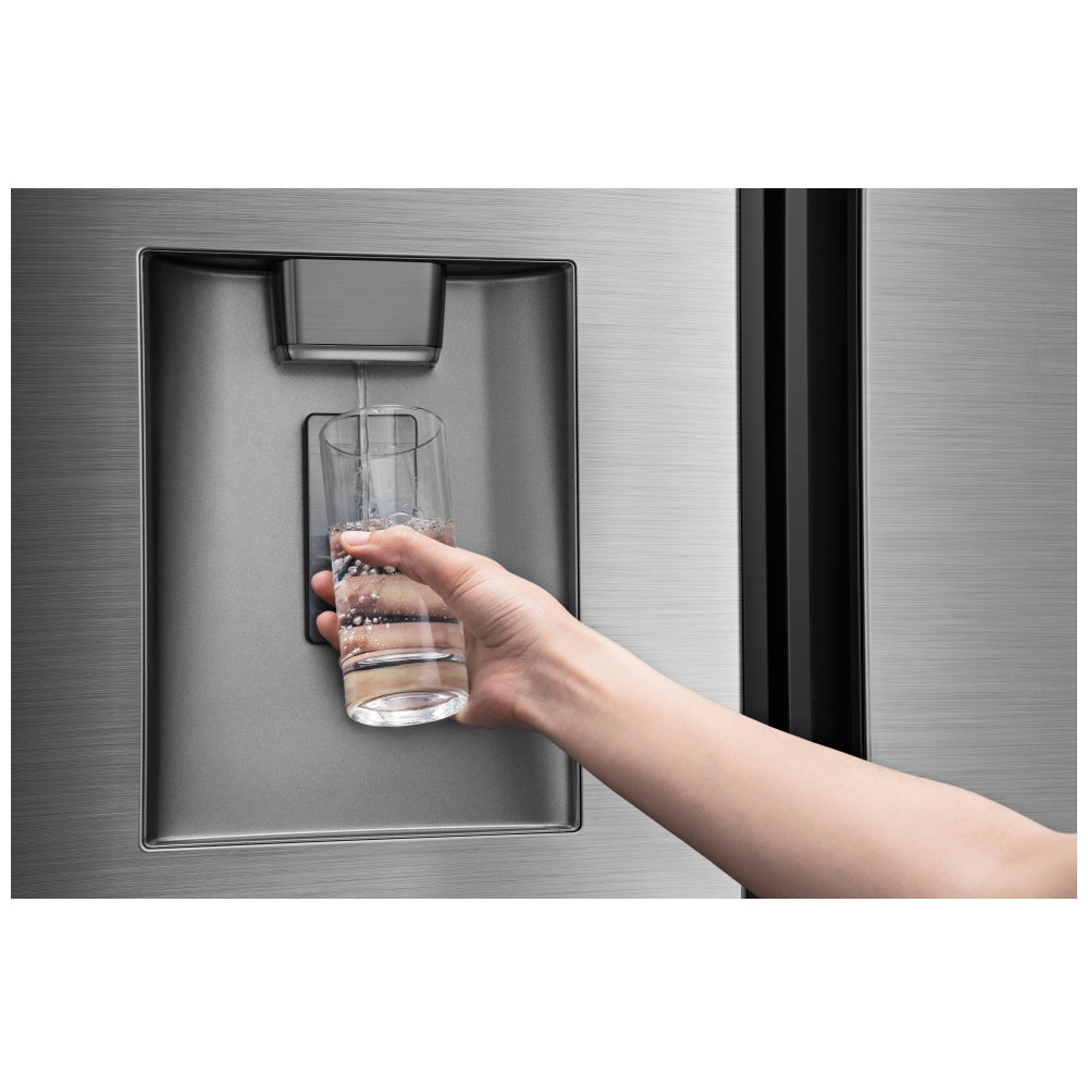 Hisense RF208N6CSE French Door Refrigerator, 36 inch Width, ENERGY STAR Certified, Counter Depth, 21.1 cu. ft. Capacity, Stainless Steel colour