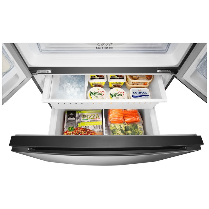 Hisense RF208N6CSE French Door Refrigerator, 36 inch Width, ENERGY STAR Certified, Counter Depth, 21.1 cu. ft. Capacity, Stainless Steel colour