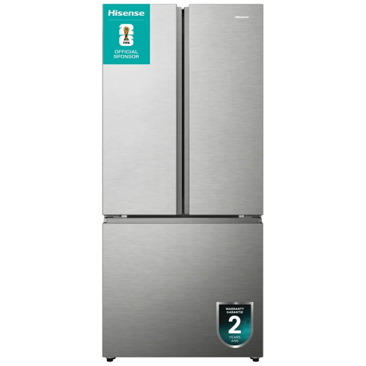 Hisense RF210N6ASE French Door Refrigerator, 30 inch Width, ENERGY STAR Certified, 20.8 cu. ft. Capacity, Stainless Steel colour PureFlat Design