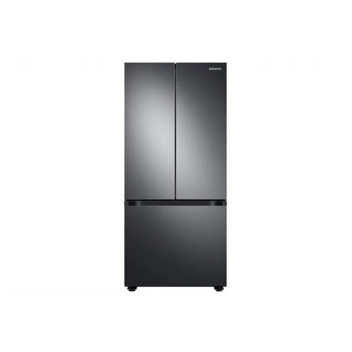 Samsung RF22A4111SG French 3-Door Refrigerator, 30 inch Width, 22 cu. ft. Capacity, Wi-Fi, Black Stainless Steel