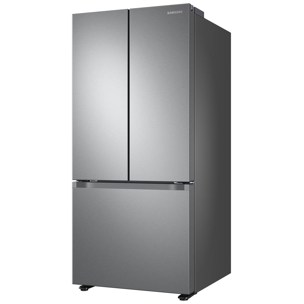Samsung RF22A4111SR - RF22A4111SR/AA French Door Refrigerator, 30 inch Width, 21.8 cu. ft. Capacity, Ice Dispenser (Freezer Located), ENERGY STAR Certified, Stainless Steel colour Digital Inverter Compressor