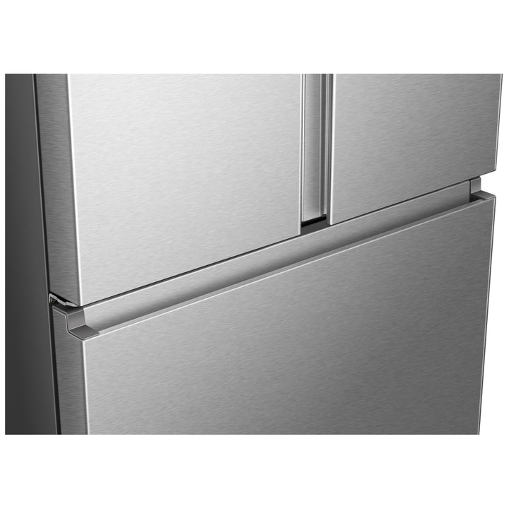 Hisense RF22B3FSE French Door Refrigerator, 22.1 cu. ft. Capacity, Ice Dispenser (Freezer Located), ENERGY STAR Certified, Stainless Steel colour