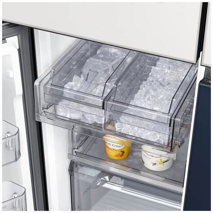 Samsung Bespoke RF23A9675AP - RF23A9675AP/AC French Door Refrigerator, 36 inch Width, 22.8 cu. ft. Capacity, Counter Depth, Custom Panel Ready, Water Dispenser (Interior)
