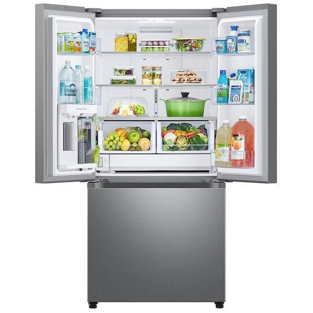 Samsung RF25C5551SR - RF25C5551SR/AA French Door Refrigerator, 33 inch Width, 24.5 cu. ft. Capacity, Water Dispenser (Interior), Ice Dispenser (Freezer Located), ENERGY STAR Certified, Stainless Steel colour Internal Beverage Center