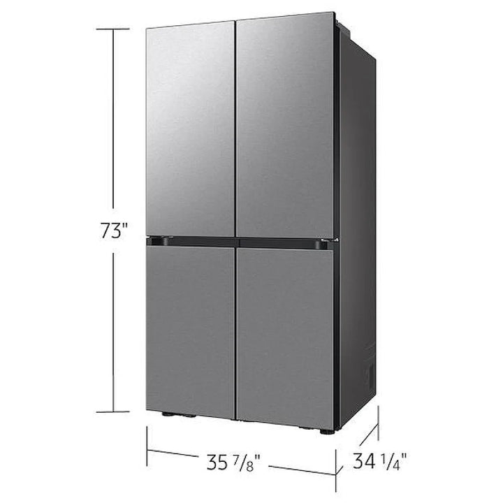 Samsung 36" 29 Cu. Ft. French Door Refrigerator with Water Dispenser (RF29DB9600QLAA) - Stainless Steel