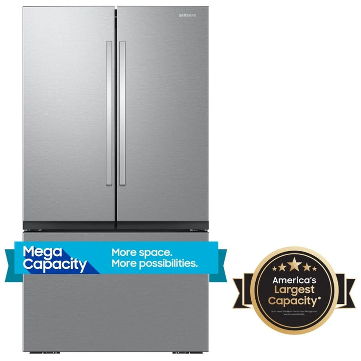 Samsung RF32CG5100SRAA French Door Refrigerator, 36 inch Width, 32 cu. ft. Capacity, Ice Dispenser (Freezer Located), ENERGY STAR Certified, Stainless Steel colour