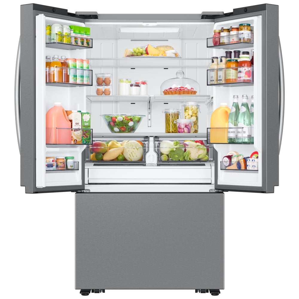 Samsung RF32CG5100SRAA French Door Refrigerator, 36 inch Width, 32 cu. ft. Capacity, Ice Dispenser (Freezer Located), ENERGY STAR Certified, Stainless Steel colour