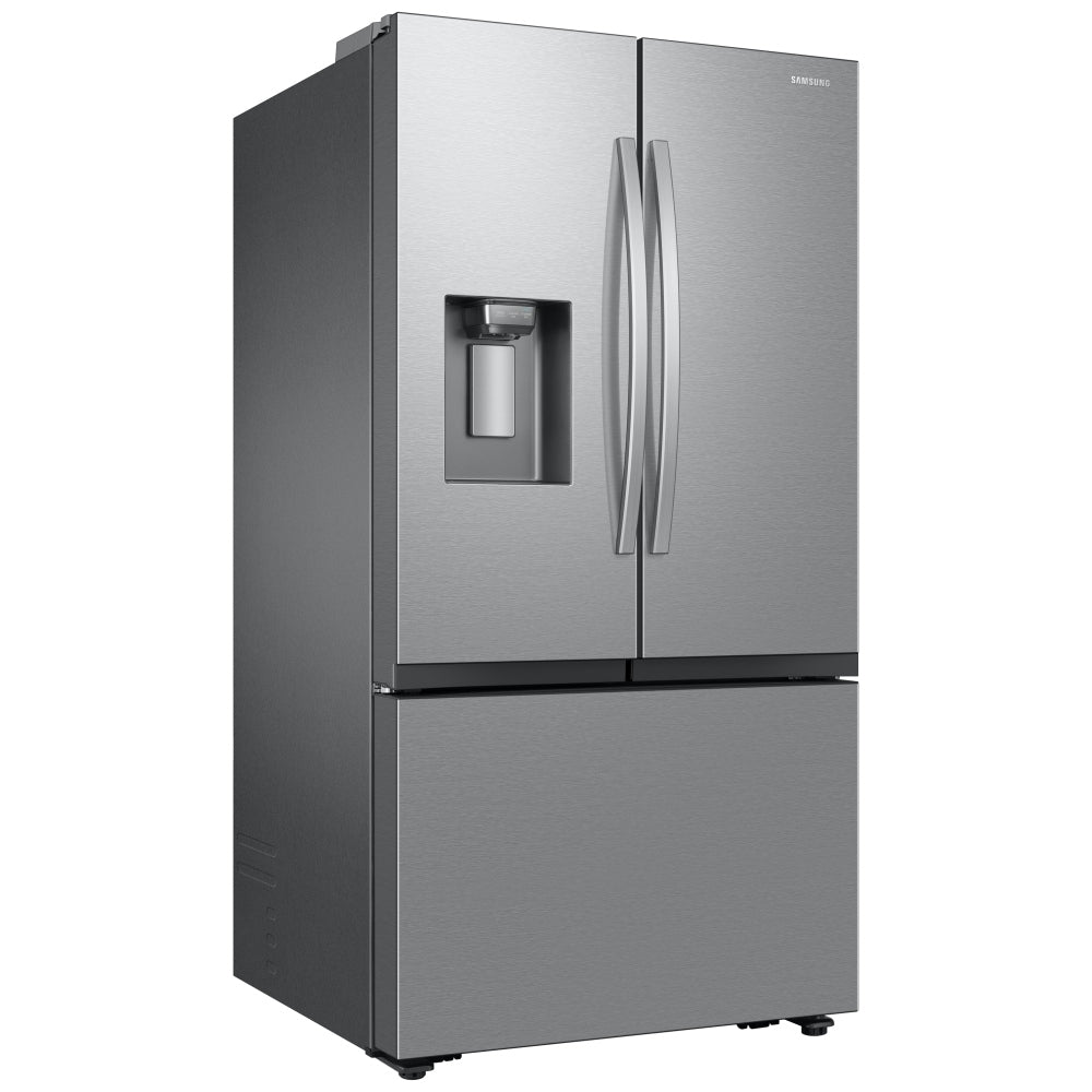 Samsung RF32CG5400SRAA French Door Refrigerator, 36 inch Width, 31 cu. ft. Capacity, Water Dispenser (Exterior), Ice Dispenser (Freezer Located), ENERGY STAR Certified, Stainless Steel colour Dual Ice Maker